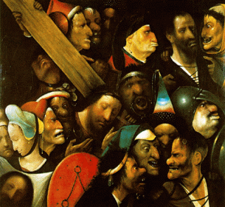 Hieronymus Bosch - Christ Carrying the Cross (1490)