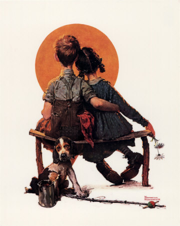 Norman Rockwell - first-love