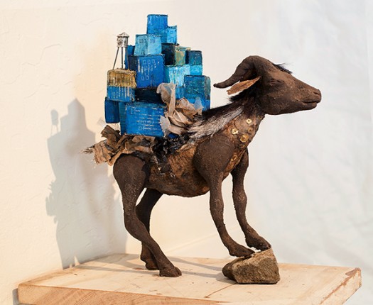 MICAH BAZANT - Azazel (Scapegoat) with Ir Miklat (City of Refuge), 2013