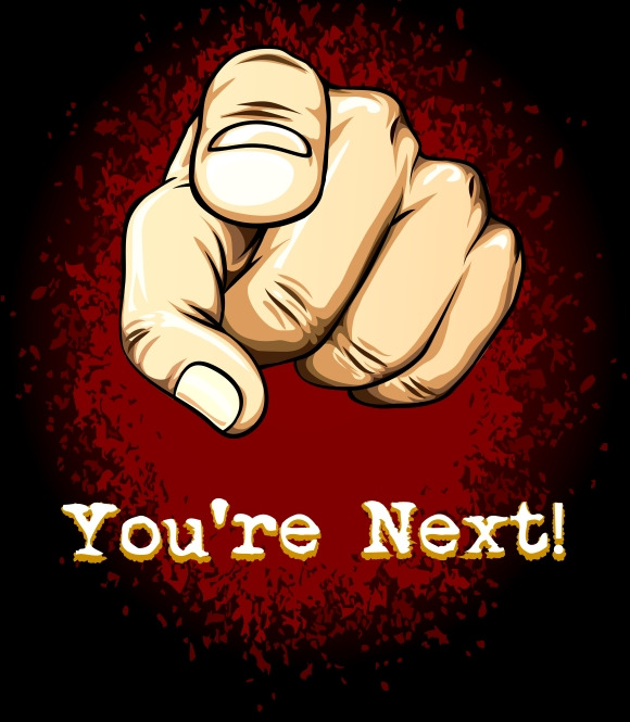 The hypocritical humility of the pointing finger